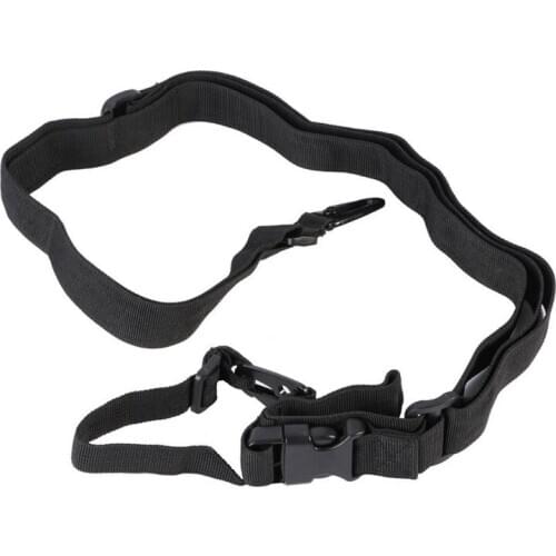 3 Point Rifle Sling Hunting Strap Adjustable Durable Tactical Bungee Sling Swivels Airsoft