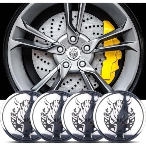 4pcs 56mm Claude cloud wolf Logo Car Wheel Center Hub Sticker for Fiat AUDI mazda Toyota skoda Renault VW Kia Cruze Car styling