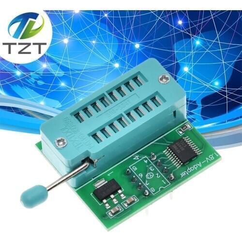 1.8V adapter for Iphone or motherboard 1.8V SPI Flash SOP8 DIP8 W25 MX25 use on programmers TL866CS TL866A EZP2010 EZP2013 CH341