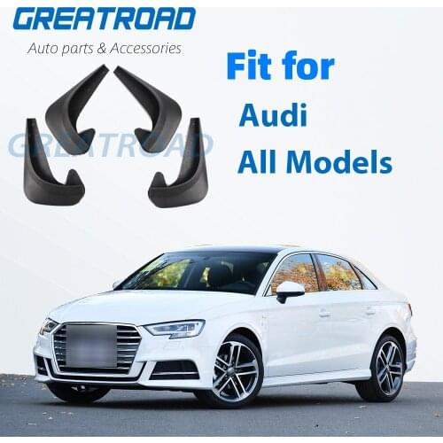 Mud Flaps Mudflaps Splash Guards Mudguards Front Rear For Audi A3 A4 S4 B5 8D B6 8E 8H B7 B8 8K B9 8W A8 D2 4D D3 4E D4 4H