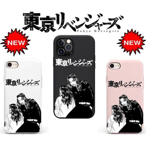 Tokyo Revengers Phone Case for iPhone 11 12 mini pro XS MAX 8 7 6 6S Plus X SE 2020 XR Black White Pink Color Cover