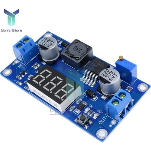 DC-DC XL6009 Digital Boost Step Up Power Supply Module Adjustable 4.5-32V to 5-52V Step-up Voltage Regulator With LED Voltmeter