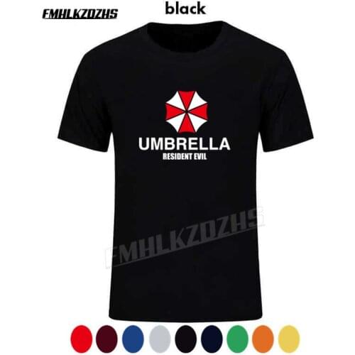 Mens summer cotton T-shirt UMBRELLA creative brand popular fashion Tshirt, high-quality top with short sleeves Tee T185