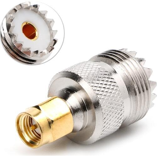 Hot Sale UHF SO-239 SO239 Female to SMA Male Plug Connector Coaxial Adapter