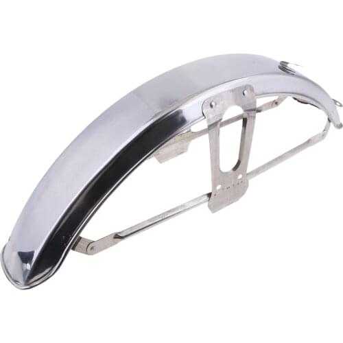 Chrome Motorcycle Front Fender Mudguard Fairing Mug Guard Covers for JH70