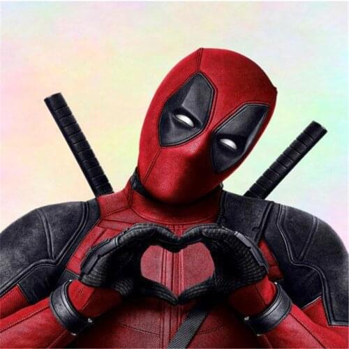 DIY 5D Full Square Diamond Painting Deadpool Picture Diamond Embroidery Cross Stitch Home Decor Mosaic Cartoon New arrival gift