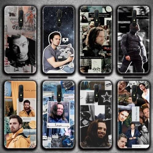 Sebastian Stan Collage Bucky Barnes Phone Case For Oppo A5 A9 2020 Reno2 z Renoace 3pro A73S A71 F11