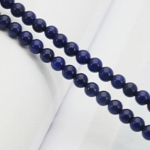 Hot 6mm Lapis lazuli round loose beads 15inches 2 piece/lot DIY fre shipping women jewelry making design wholesale and retail