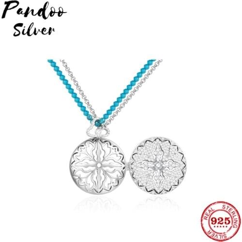 Fashion Charm Copy 1:1 Copy, Kaléidoscope Necklace With Floral Locket Women 2021 Jewelry Gift With Logo