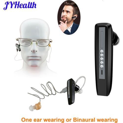 JYHealth Invisible Mini Hearing Aid Rechargeable For Elderly Binaural Sound Amplifier Hearing Aids Digital Deaf Ear Care Devices