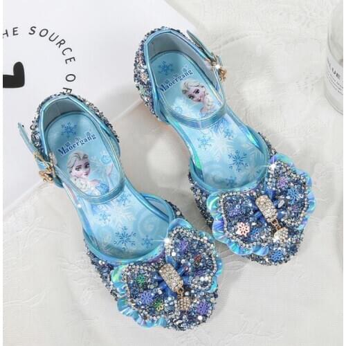 New Children Princess Sandals Girls Sequins Girls Wedding Party Kids Dress Shoes for Girls sandal girls high heels