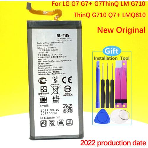 Original BL-T39 Battery For LG G7 G7+ G7ThinQ LM G710 NEW 3300mAh Battery+Home Delivery