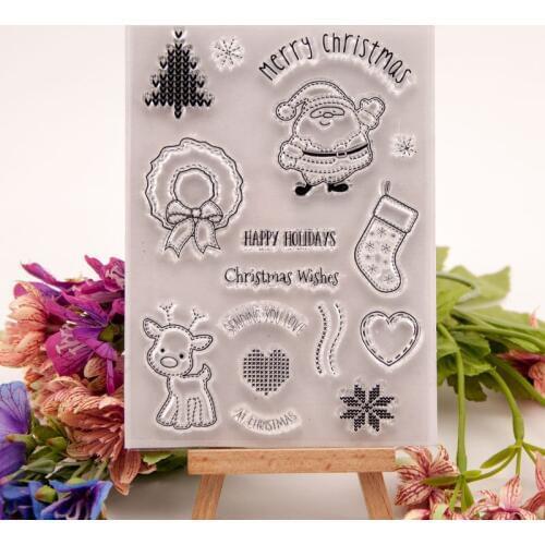 KSCRAFT Retro Character Transparent Clear Silicone Stamps for DIY Scrapbooking/Card Making/Kids Fun Decoration Supplies