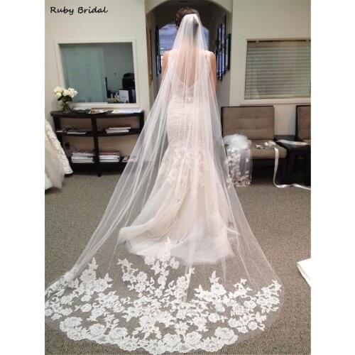 Ruby Bridal Wedding Veil
