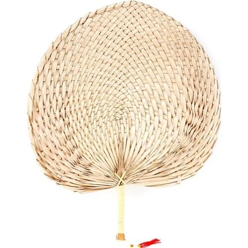 Hand-woven Baby Mosquito Repellent Fan Summer Manual Straw Hand Fans Palm Leaf
