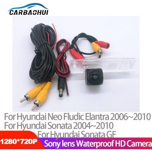 Sony Fisheye/MCCD Lens Starlight Night Vision Car Reverse Camera For For Hyundai Neo Fludic Elantra Sonata Sonata GF 2004~2014