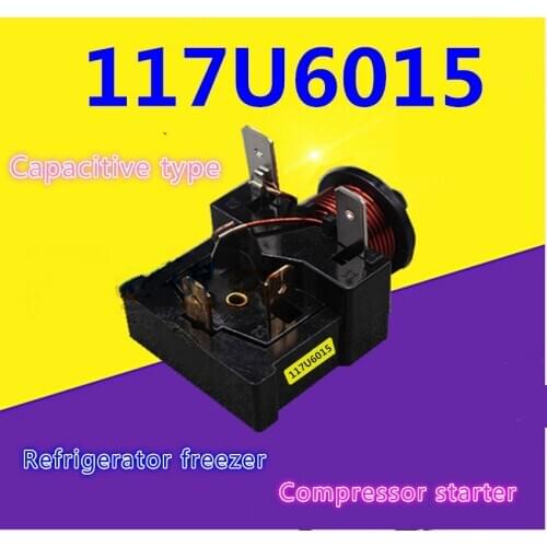 Brand new original refrigerator freezer compressor starter 117U6015 display cabinet weight overload overheat protector 220V