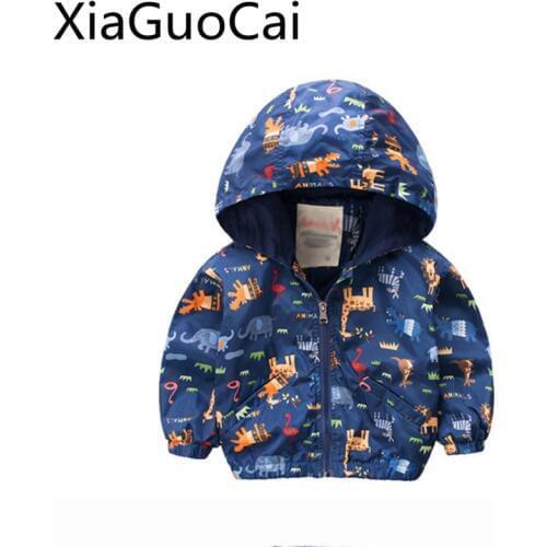 Hoodies Kids Boys Thin Casual Wear Spring Clothes Boys Coats 2018 New Baby Windbreaker Jacket Korean Version Baby Jacket