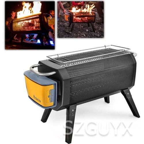 Barbecue outdoor picnic rechargeable high-efficiency barbecue charcoal fire smokeless camp bonfire stove bonfire party