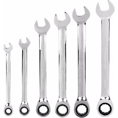 Universal Key Ratchet Spanners Ratchet Wrench 10/11/12/13/14/15MM Socket Set Hand Tools Car Repair Tools