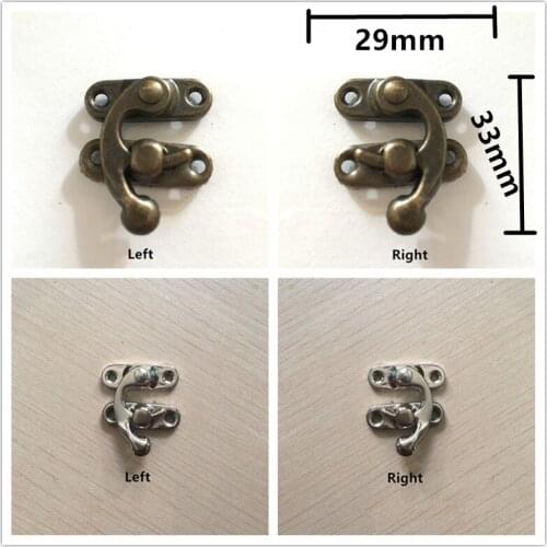 Vintage Box Suitcase Toggle Latch Buckles,Iron Sewing Bag Clasp Closure Box Chest,Suitcase Bag Case Lock,29x33mm,80Sets