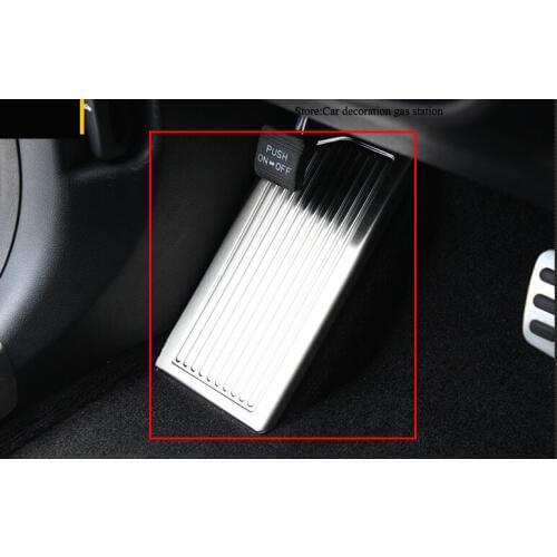 High Quality Car stainless steel foot inner Brake Rest lamp frame trim Break Pedal moulding 1pcs For kia Sportage KX5 2016-2017