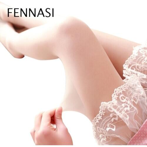 FENNASI Ultra-thin Colorful Tights Women Fashion Smooth Sexy Lady Slim Tights Casual Anti-hook Candy Color Solid Color Pantyhose