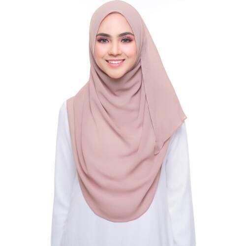 Plain Bubble Chiffon Hijab Shawl Scarf Women 2019 Solid Color Long Shawls and Wraps Muslim Hijabs Scarves Ladies Foulard Femme