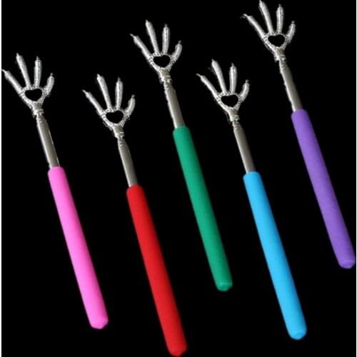 1PCs Portable Adjustable Claw Telescopic Back Scratcher For Massage Extendable Telescoping Itch Massage Tools Random Color
