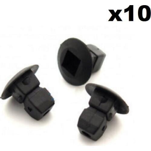 10x Plastic Grommets, Lock nuts, Expanding Nuts- For SEAT Bumper, Trim, Shields etc