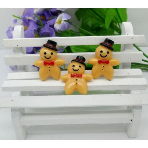 20Pcs Snowman Resin Decoration Crafts Kawaii Bead Flatback Cabochon Fridge Magnet Scrapbook DIY Accessories Buttons