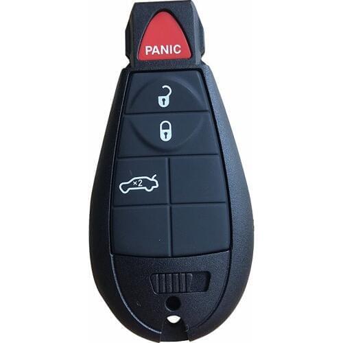 5* 4 Buttons Remote Key Fob Shell Case For Dodge For Chrysler Challenger Magnum Charger