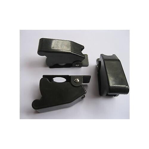 5 pcs Opaque Black Safety Flip Cover for Toggle Switch