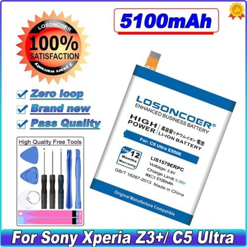 4800mAh LIS1579ERPC Battery for Sony Xperia Z3+ Z4 Z3 Neo SO-03G C5 Ultra Dual E5506 E5553 E5533 E5563 Z3 Plus E6553 Battery