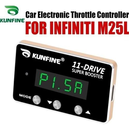 KUNFINE Car Electronic Throttle Controller Racing Accelerator Potent Booster For INFINITI M25L Tuning Parts Accessory 11 Drive