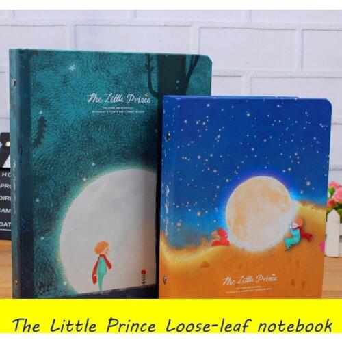 Free Shipping A5/B5 The Little Prince metal Loose-leaf notebook notebook on rings thickening cardboard cover student diary book