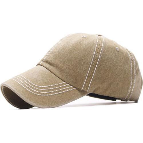 Washed Denim Dad Hats For Men Women Solid Snapback Baseball Caps Outdoor Cotton Sports Peaked Cap Homme Spring Summer Bone Gorra