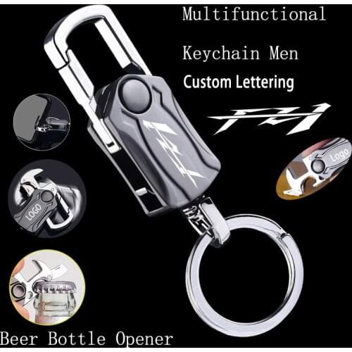 Motorcycle Key Chain Keychain Metal Multifunction Keyring For YAMAHA FZ1 FAZER fz 1 Accessories