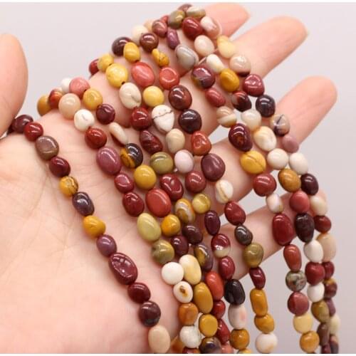 Natural Egg Yolk Stone Beads for DIY Jewelry Making Necklace Bracelet Beading Accessories Fashion Trendy Gift Size 6-8mm