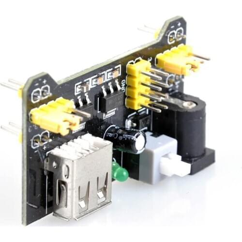 DC 3.3V 5V Micro Mini USB MB102 2 Channel Breadboard MB-102 Module Breadboard MB102 Power Solderless Bread Board Module R6B5
