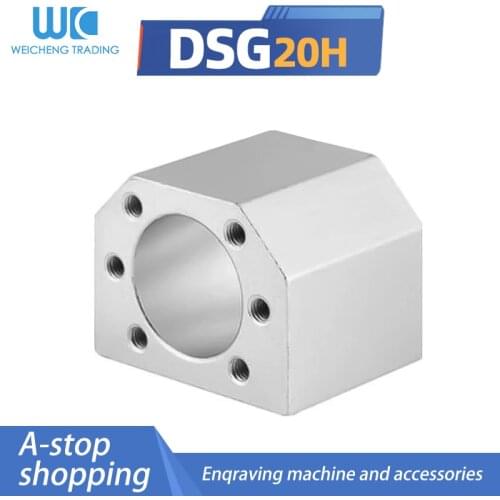 DSG20H Mount Bracket CNC Parts Ballscrew aluminum Nut Housing Bracket HolderFits for SFU