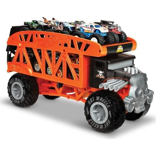 Monster Trucks Transporter Truck - 12 pieces 1:64 Scale Vehicle Covers