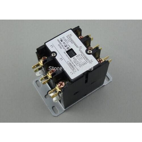 Hvacstar SA-3P-30A-208/240V Definite Purpose Contactor 3Poles 30FLA 208/240V AC Coil , DP Contactor, Air Conditioner Contactor