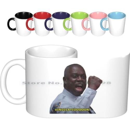 Brooklyn 99 Vindication Ceramic Mugs Coffee Cups Milk Tea Mug Brooklyn 99 Broolkyn 99 Brooklyn Nine Nine Holt Captain Holt