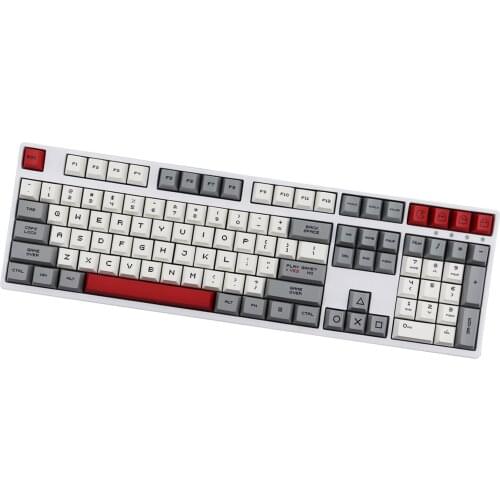 114 Key PBT Keycaps Dye-Sublimation Pixel Style Keycaps Cherry Profile For Mechanical Keyboard 61/64/68/71/87/96/104/114