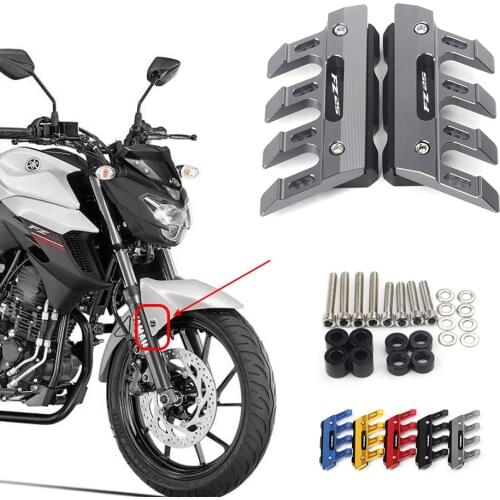 For YAMAHA FZ-25 FZ25 FZ 25 Motorcycle Mudguard Side Protection Mount Shock Absorber Front Fender Cover Anti-fall Slider