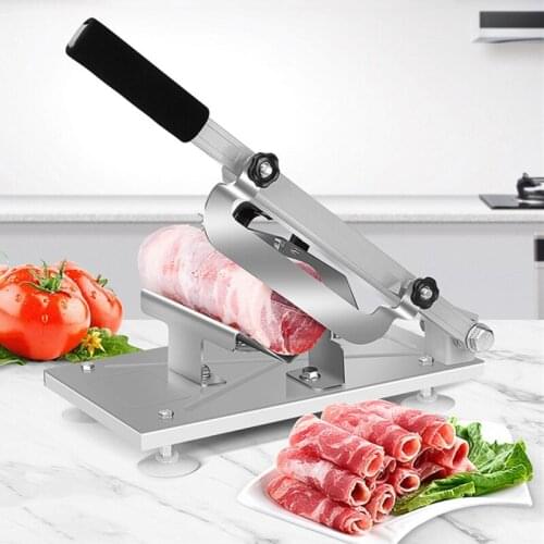 Meat Slicing Machine Alloy Stainless Steel Household Manual Thickness Adjustable Meat and Vegetables Slicer Gadget Kitchen Tools