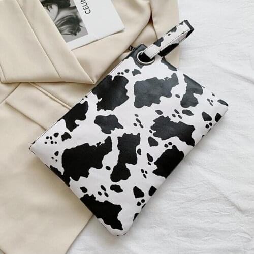 Fashion Animal Prints Clutch Bag Pu Leather Envelope Bags For Women Clutches Designer Female Handbags And Purses