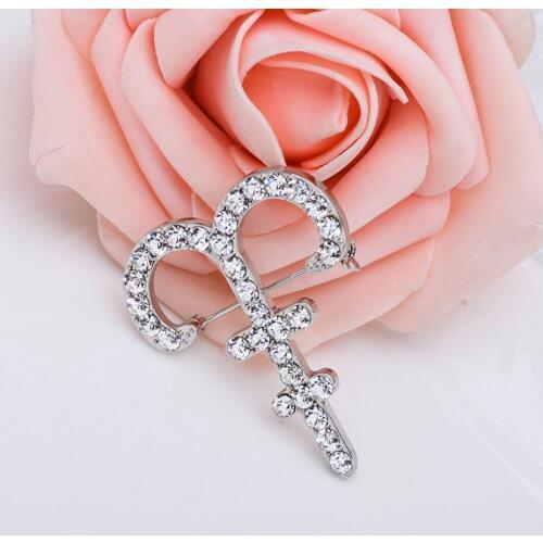 MZC Classic Full Rhinestone Brooch Sheep Animal Horn Brooch for Women Suit Broches Mujer Broches Femininos