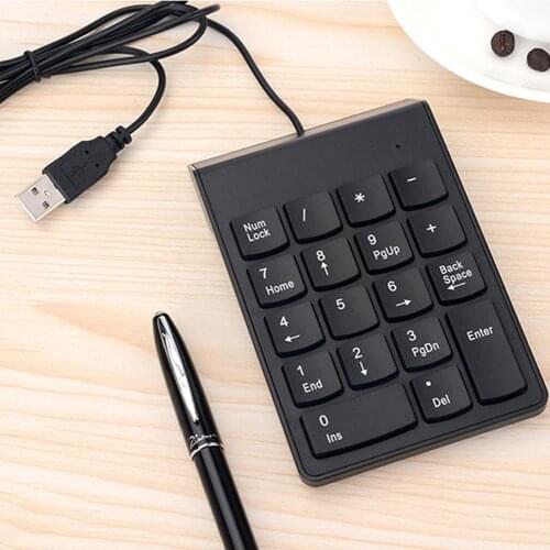 New Wireless 18 Keys Digital Keyboard 2.4g Numeric Teller Notebook Keypad Laptop Numpad For Accounting Tablets L6N1
